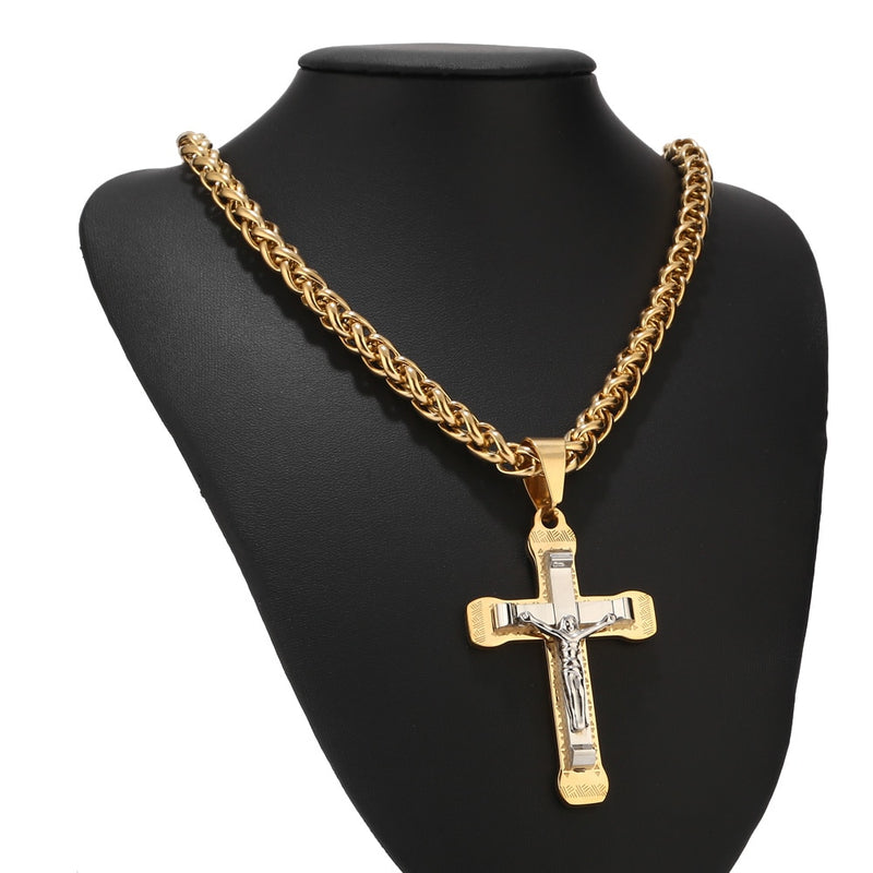 corrente com crucifixo bizantino