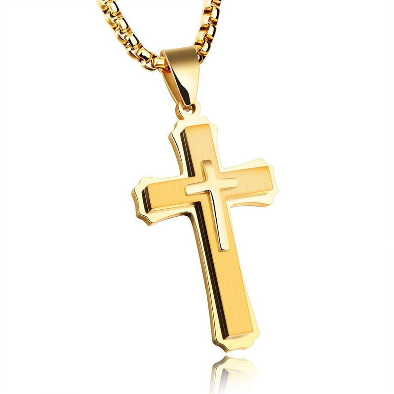 Crucifixo Banhado a Ouro 18k