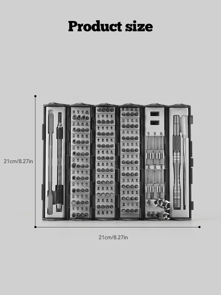 Kit de Chave de Precisão 128 em 1