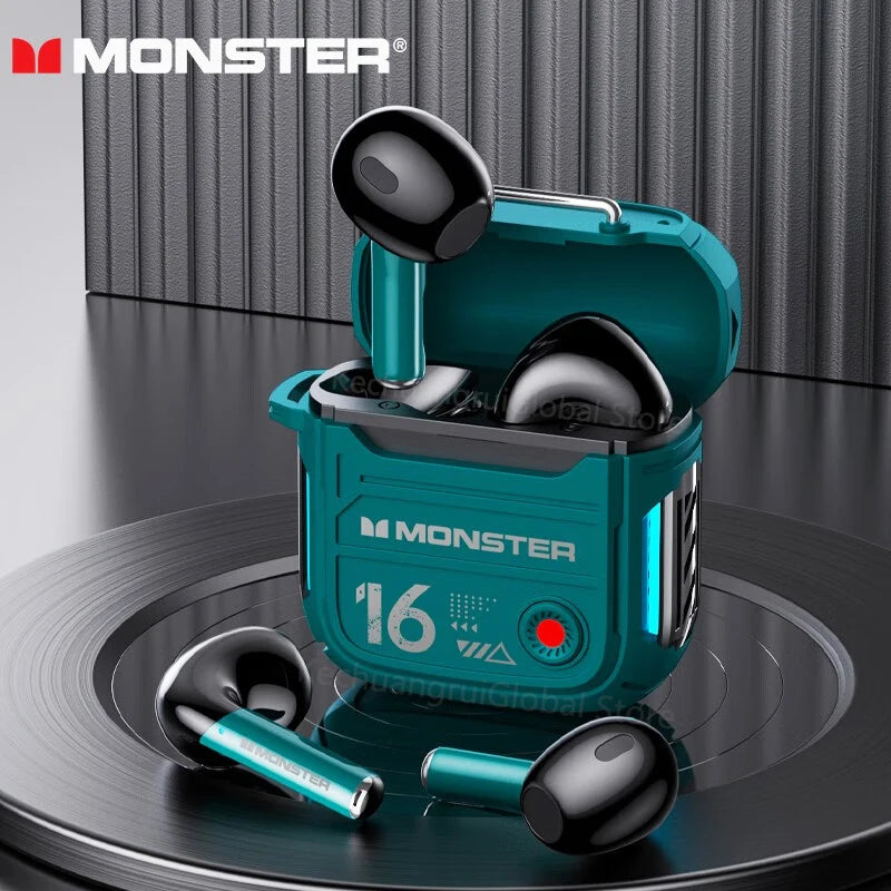 Fones De Ouvido Monster-XKT16 Sem Fio Bluetooth 5.3