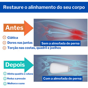 Travesseiro Ortopédico para as Pernas